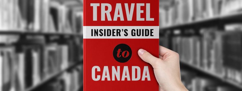 Travel,Insider's,Guide,Book,To,Visiting,Canada,With,Library,On